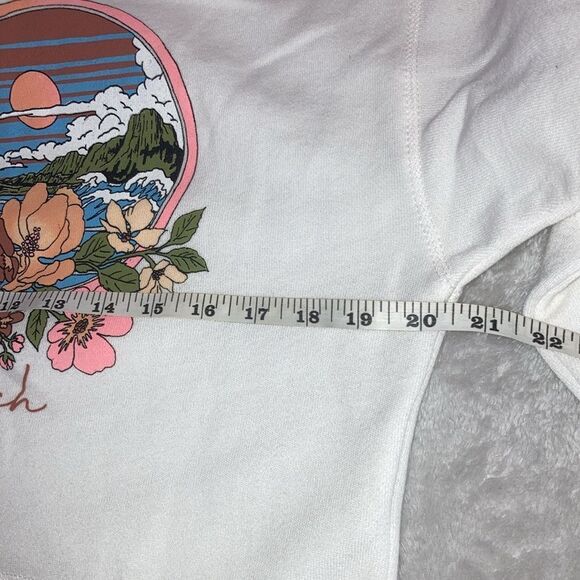 BILLABONG XS Hoodie Pullover Coastal Dreamer White Kangaroo Pocket - Picture 6 of 11